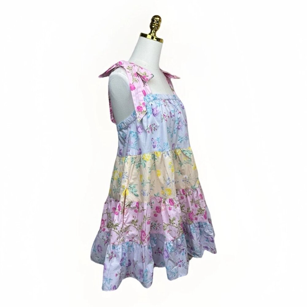 🌸 LOVESHACKFANCY x TARGET Jeanne Floral Mini Dress – M – Worn 1 Time 🌸 - Picture 10 of 16